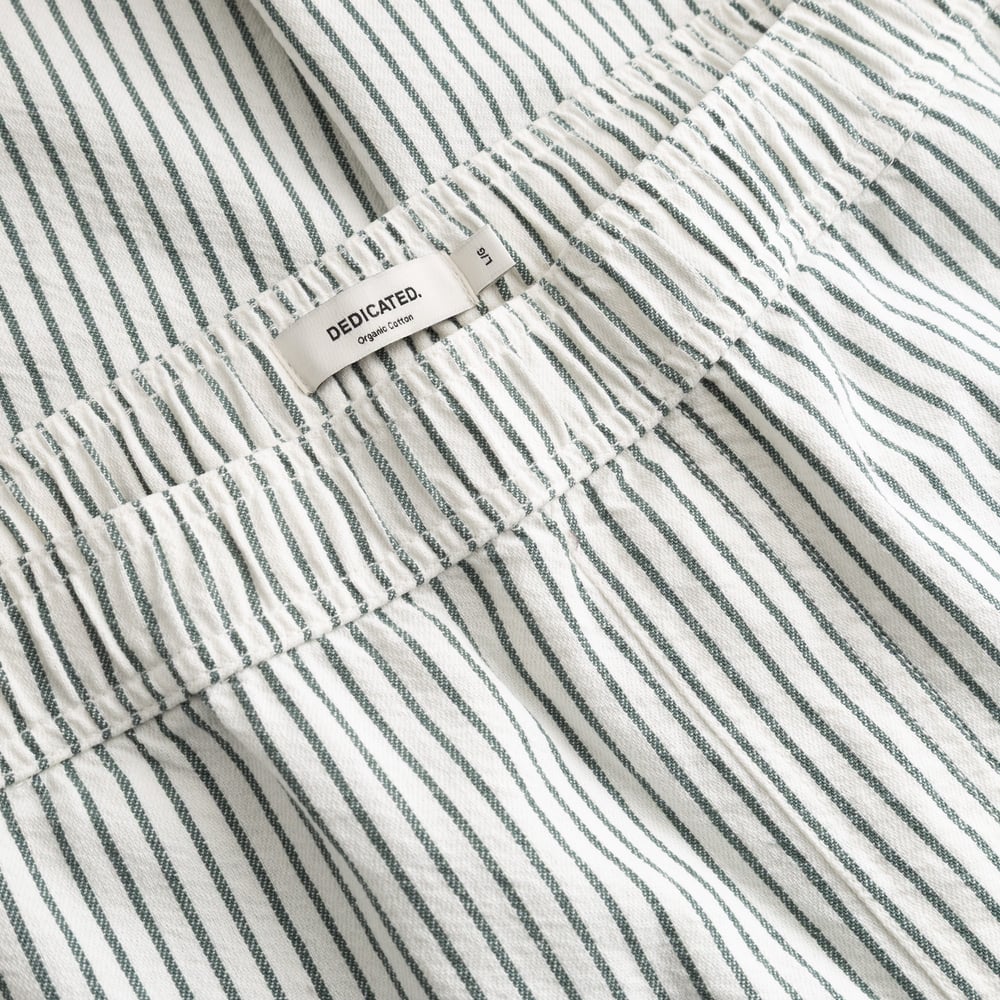 Pants Borrby Work Stripe Forest Green