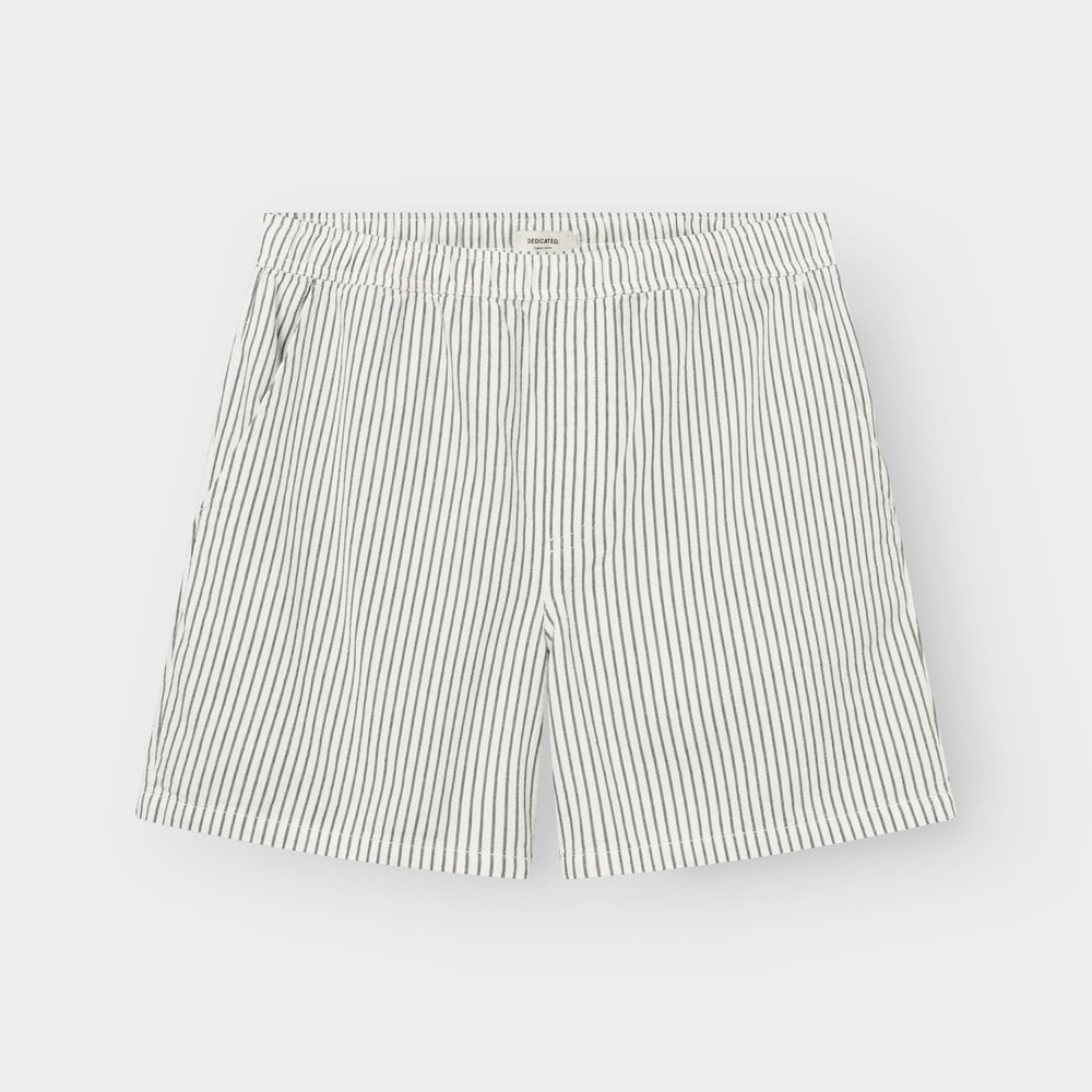 Shorts Sibbarp Work Stripe Forest Green