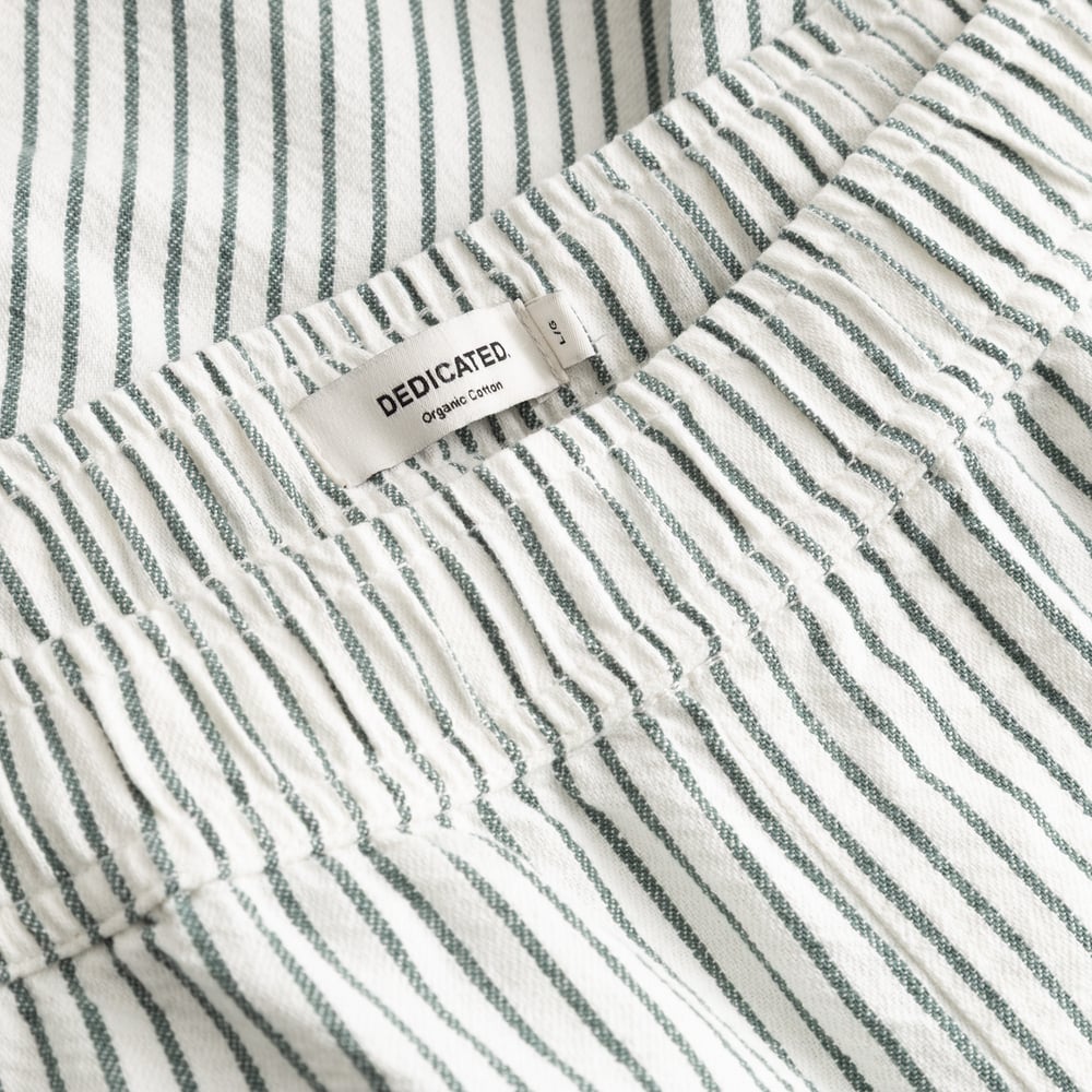 Shorts Sibbarp Work Stripe Forest Green