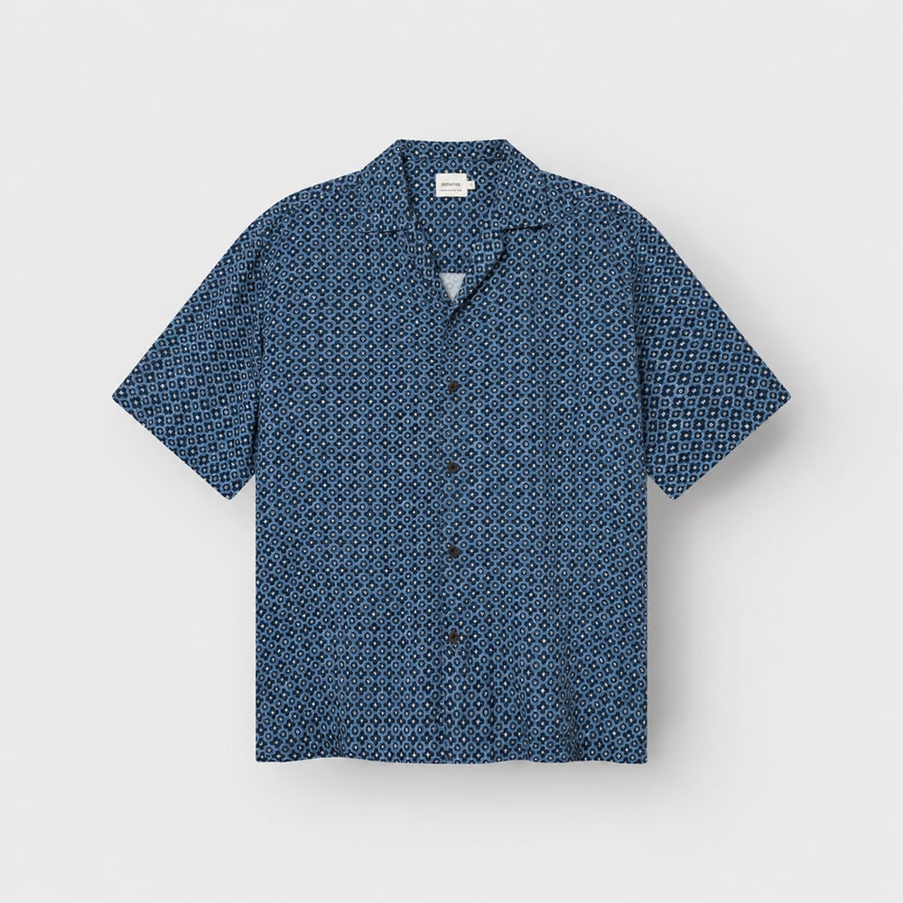 Shirt Marstrand Tile Medallion Estate Blue