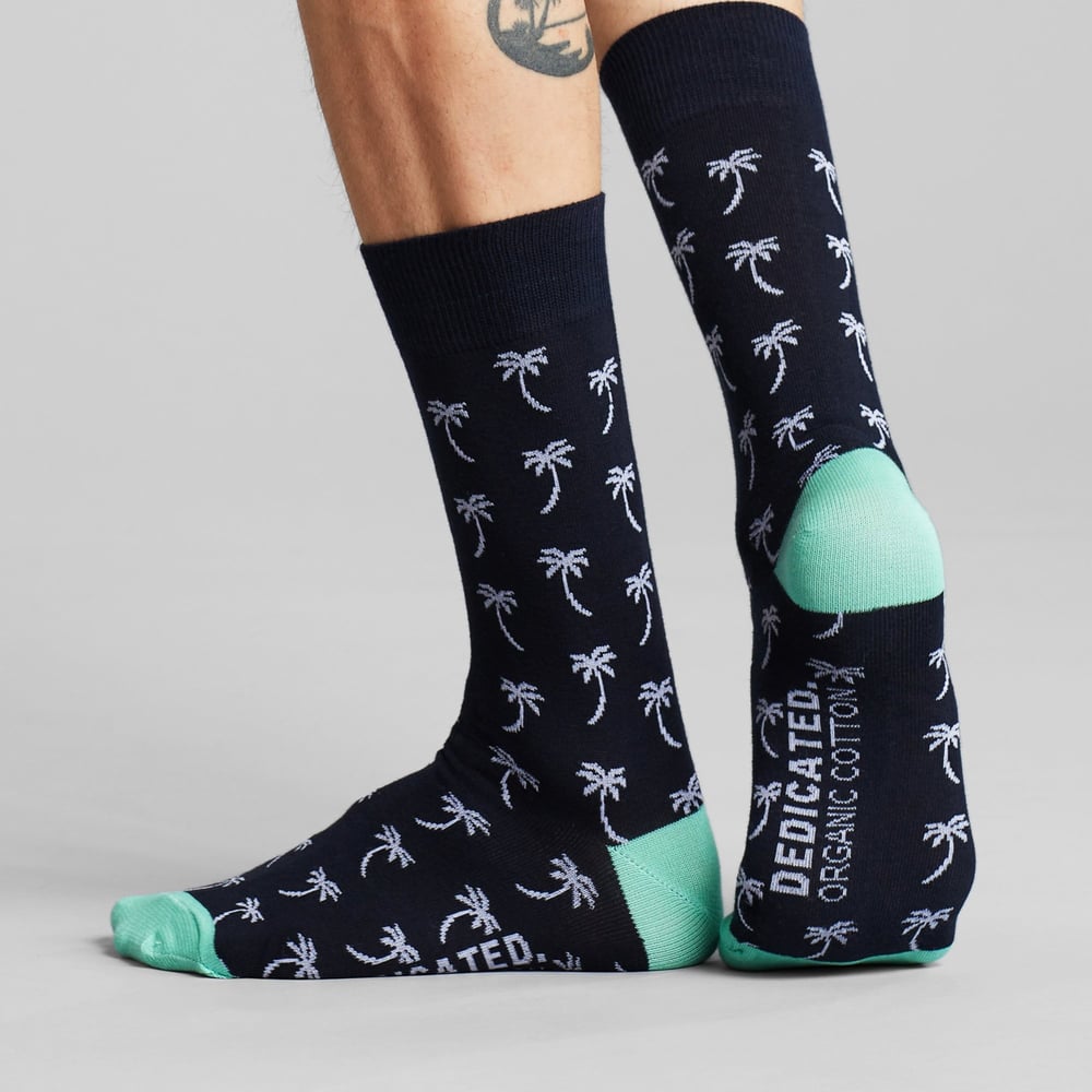 Socks Sigtuna Palms Navy