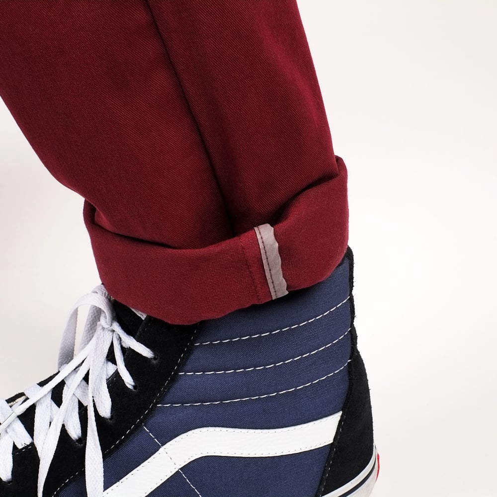 Chino Pants Sundsvall Burgundy