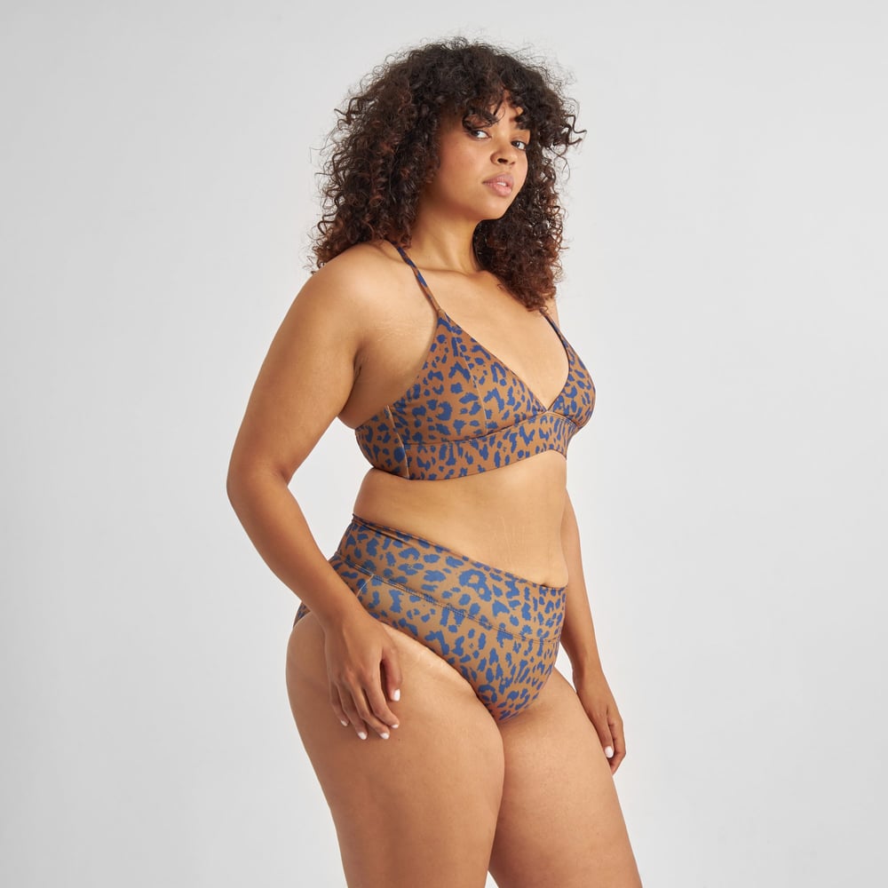 Bikini Pants Slite Leopard