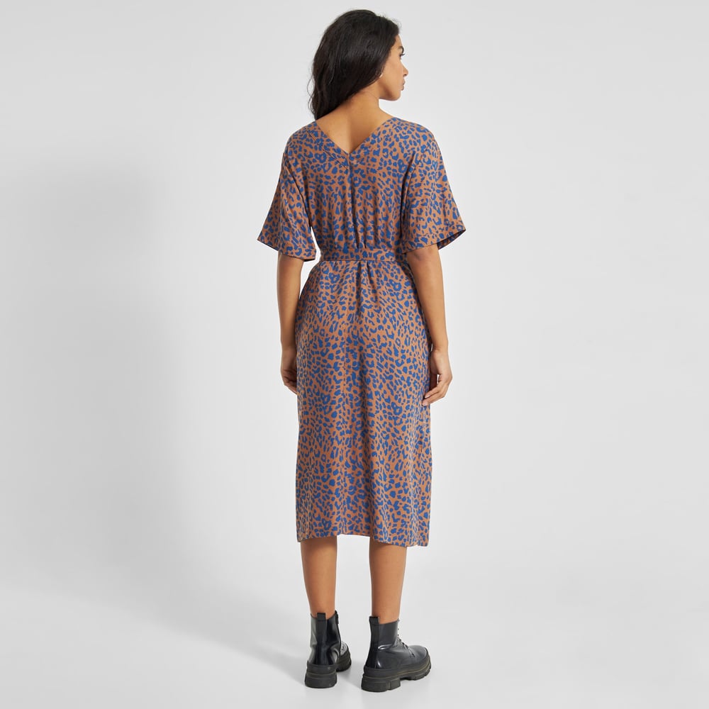 Dress Bornholm Leopard Light Brown
