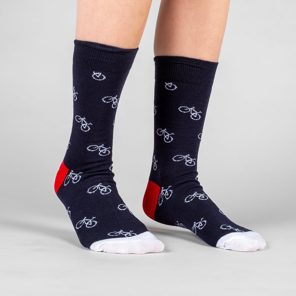 Socks Sigtuna Bike Pattern 5-pack