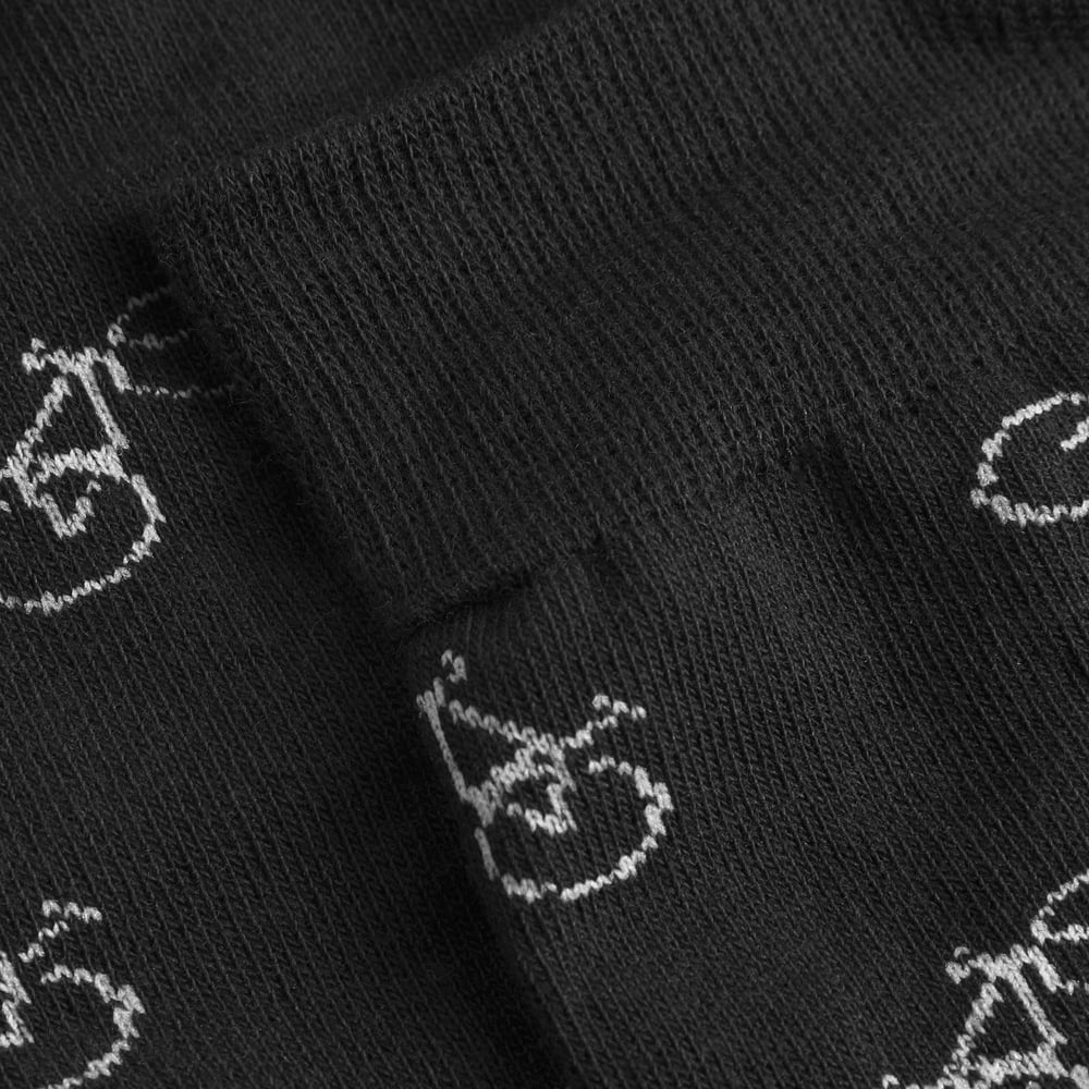 Socks Sigtuna Bike Pattern Black