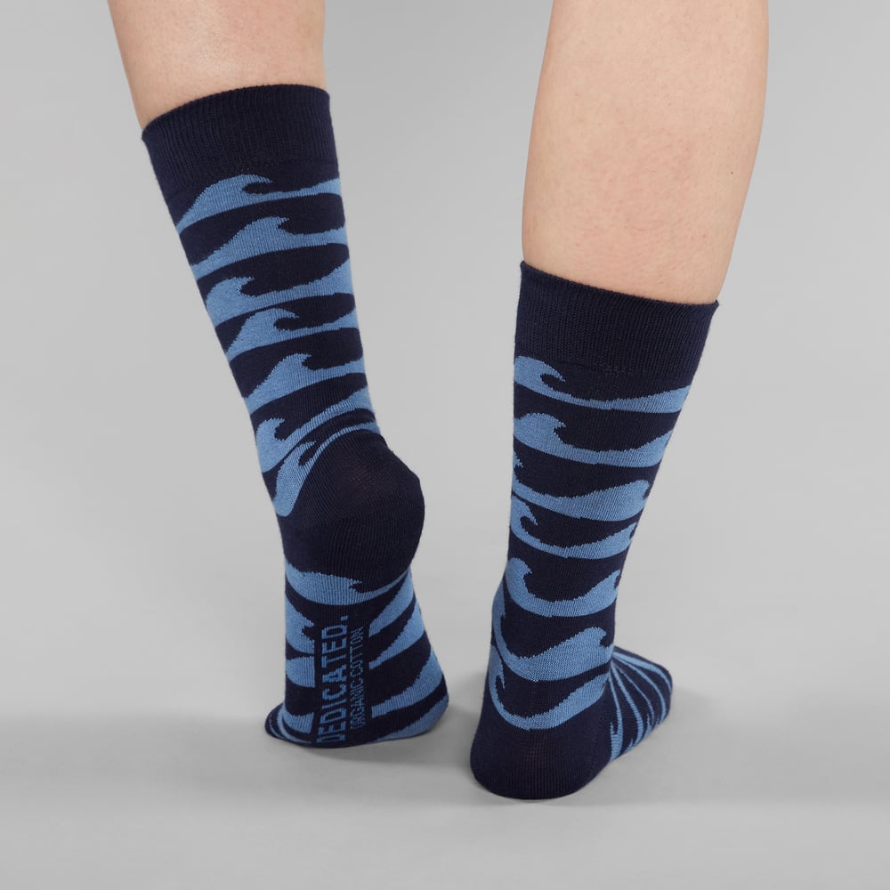 Socks Sigtuna Waves Navy