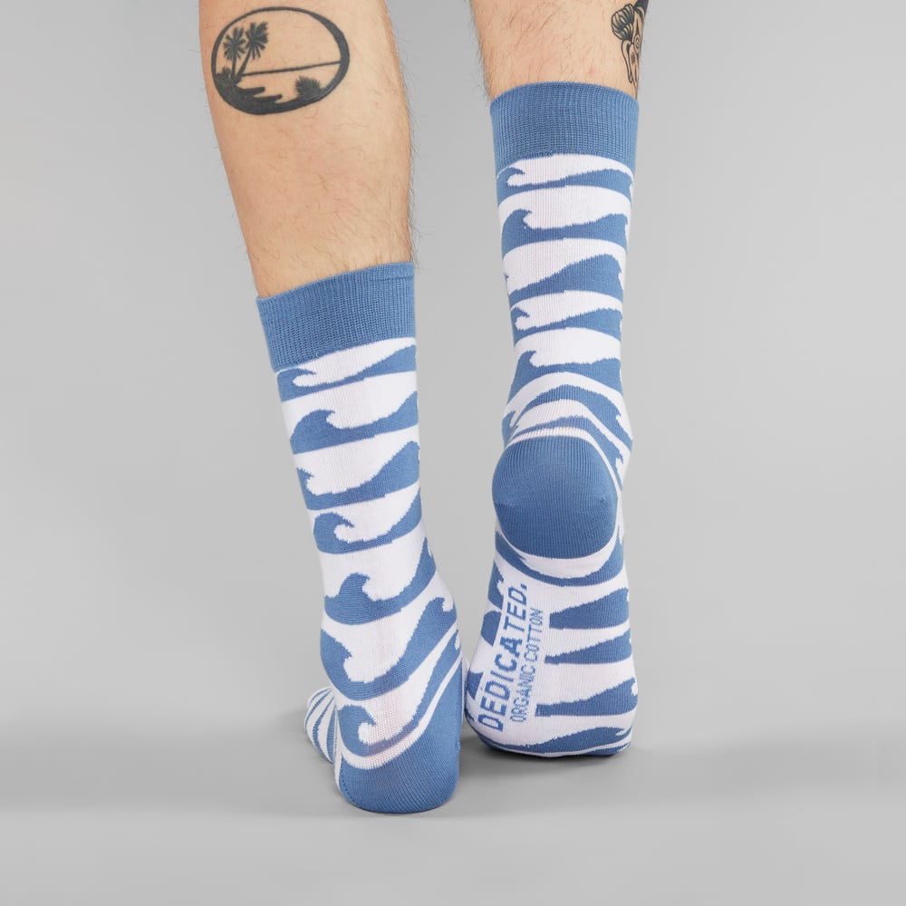 Socks Sigtuna Waves White