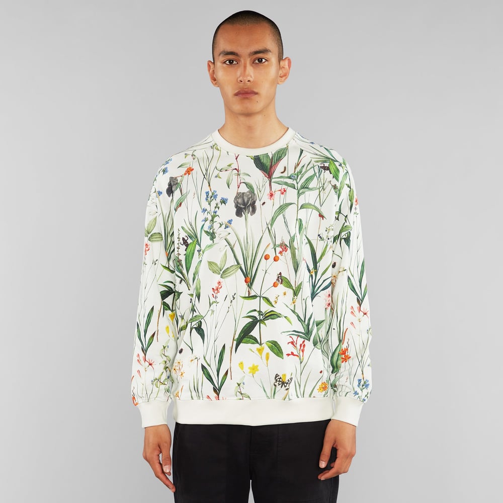 Sweatshirt Malmoe Flower Field Off-White