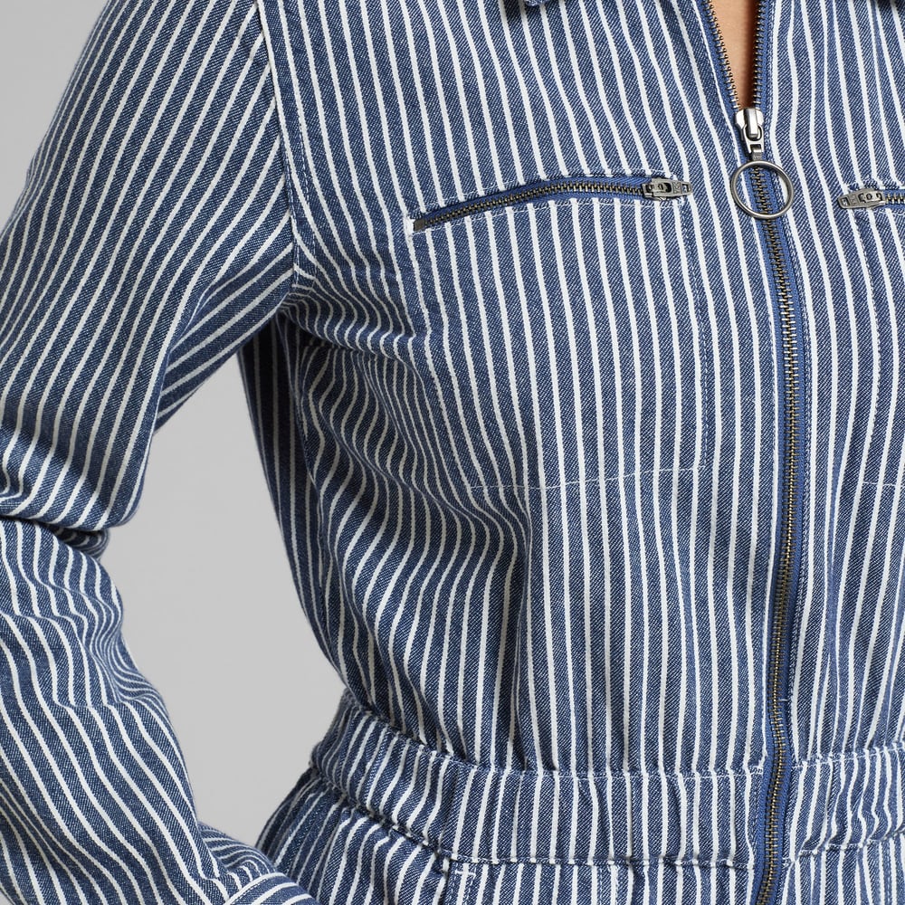 Overall Hultsfred Work Stripe Blue