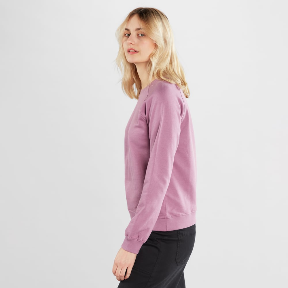 Sweatshirt Ystad Raglan Base Dusty Purple