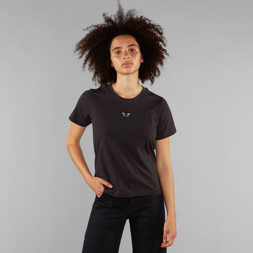 T-shirt Mysen Butterfly Charcoal