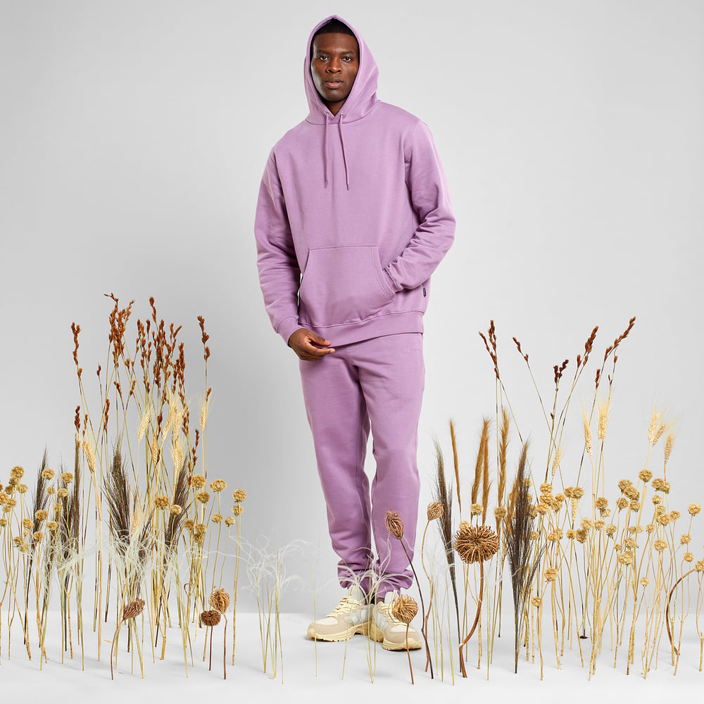 Hoodie Falun Base Dusty Purple