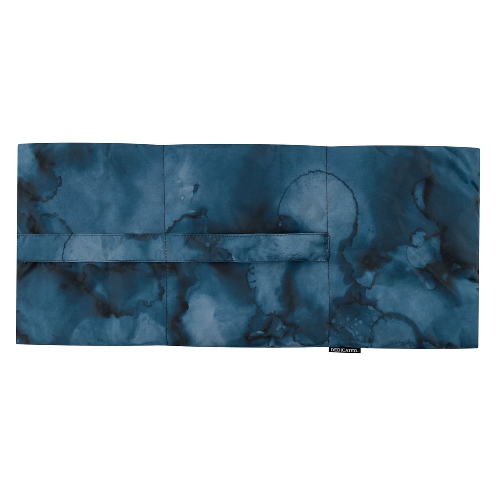 Puffer Scarf Pajala Abstract Ink Blue