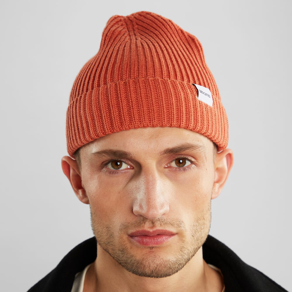 Beanie Lofoten Terracotta Red