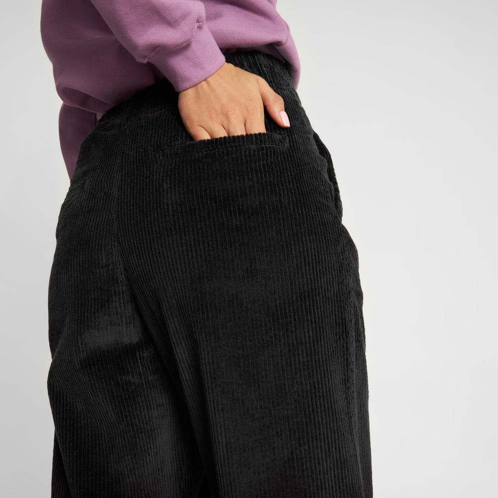 Pants Uddevalla Corduroy Black