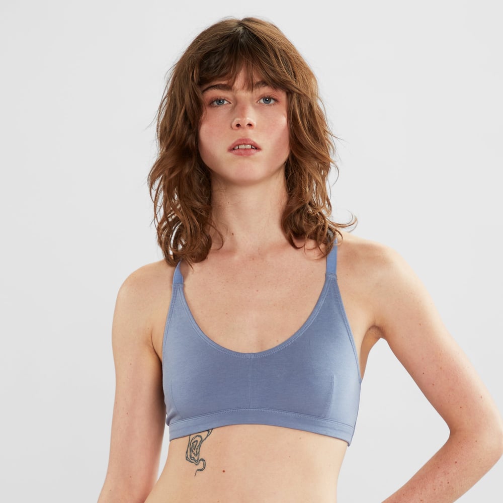 Soft Bra Junsele Steel Blue