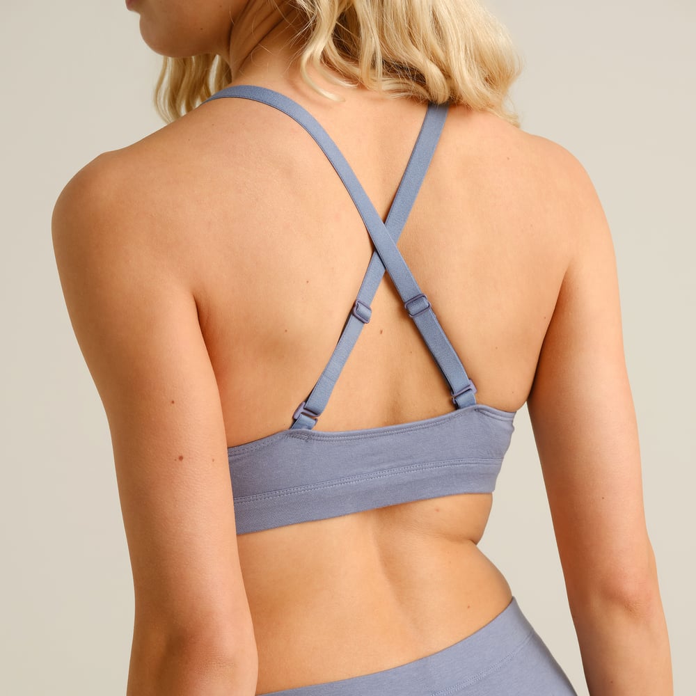 Soft Bra Junsele Steel Blue