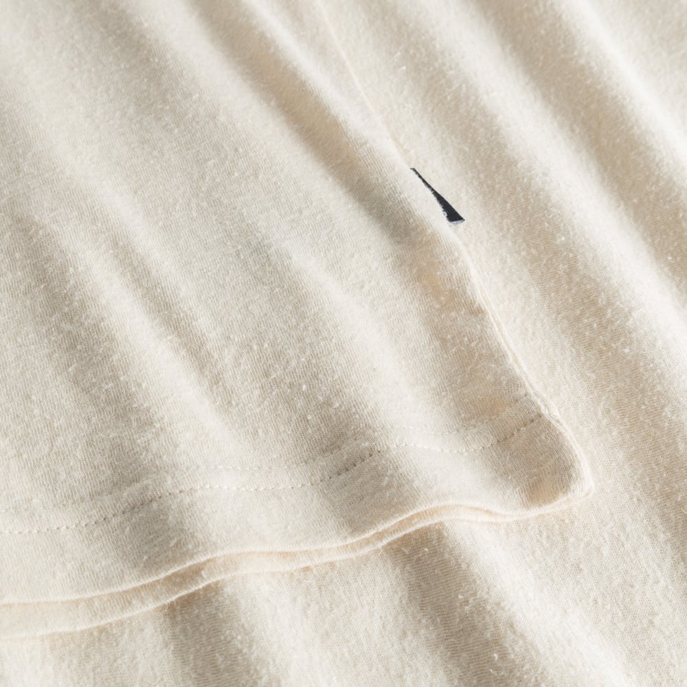 T-shirt Gustavsberg Hemp Vanilla White