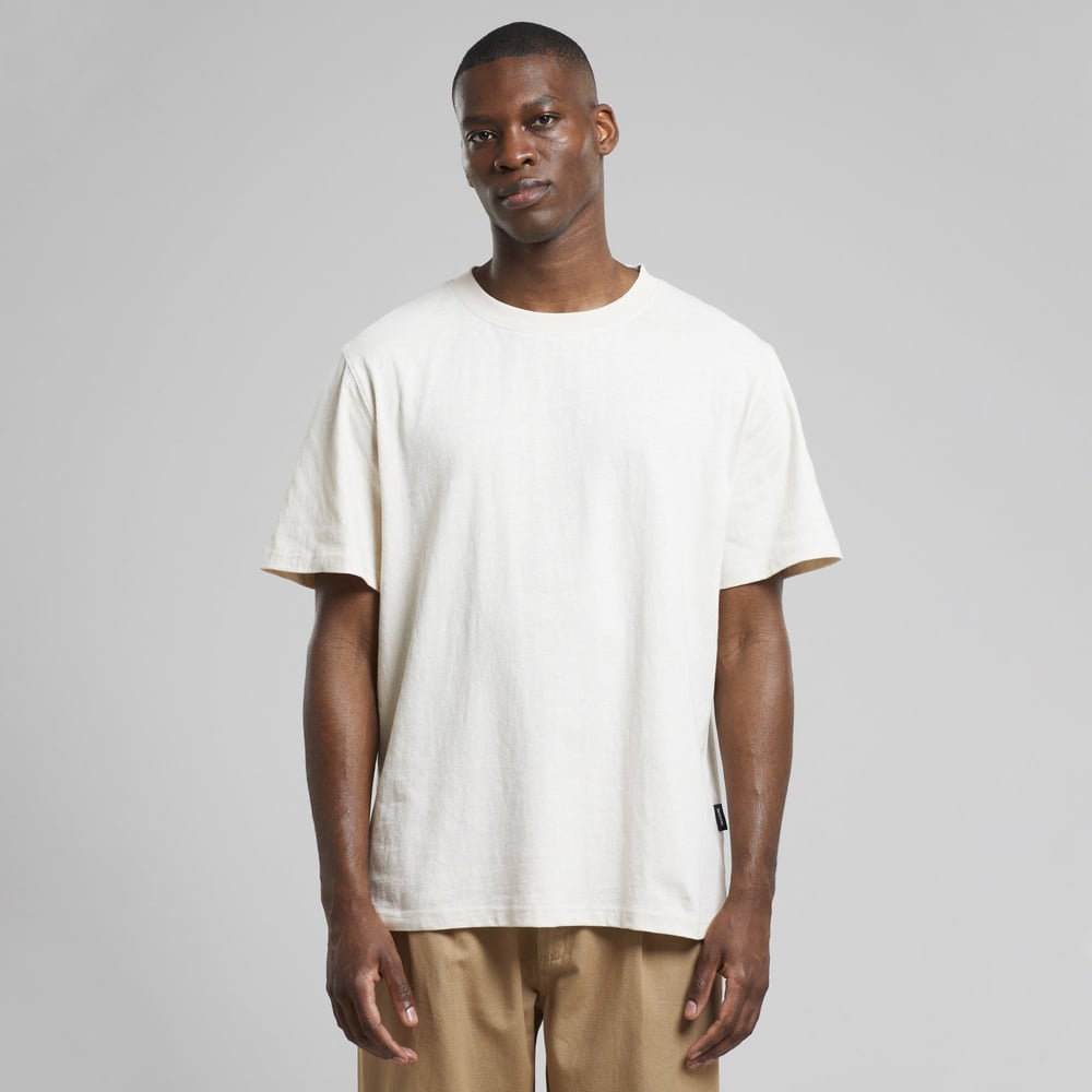 T-shirt Gustavsberg Hemp Vanilla White