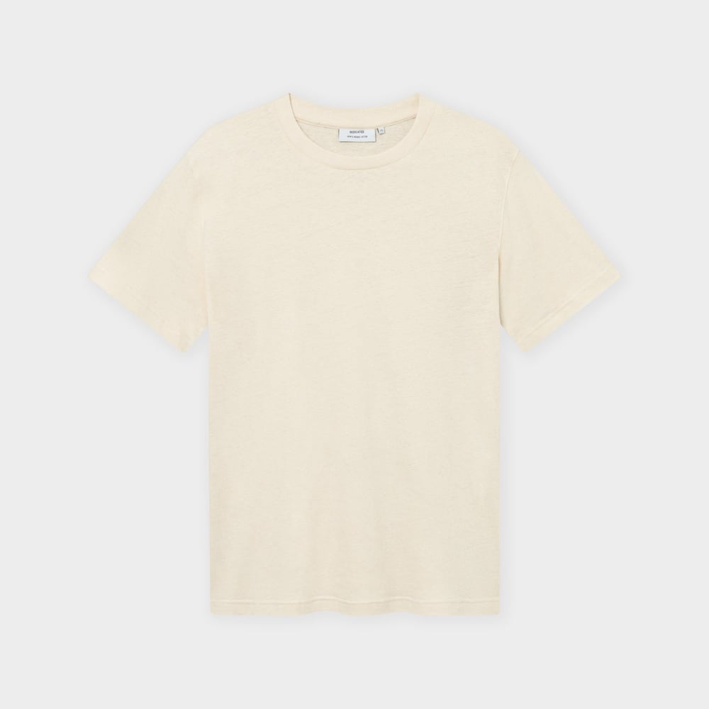 T-shirt Gustavsberg Hemp Vanilla White