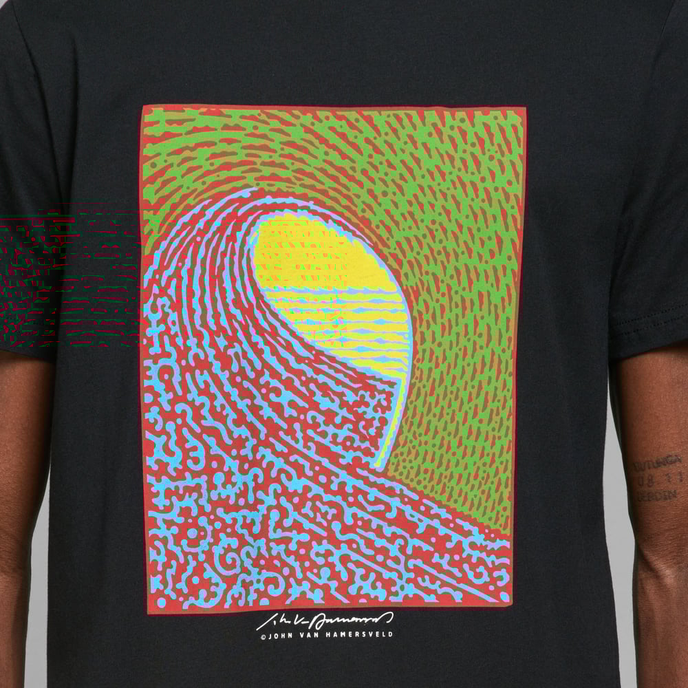 T-shirt Stockholm Next Wave Black