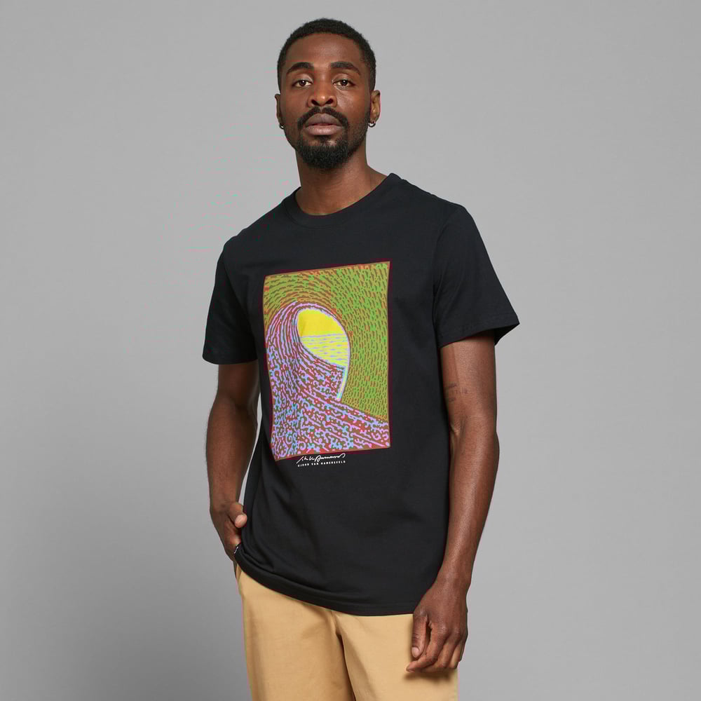 T-shirt Stockholm Next Wave Black