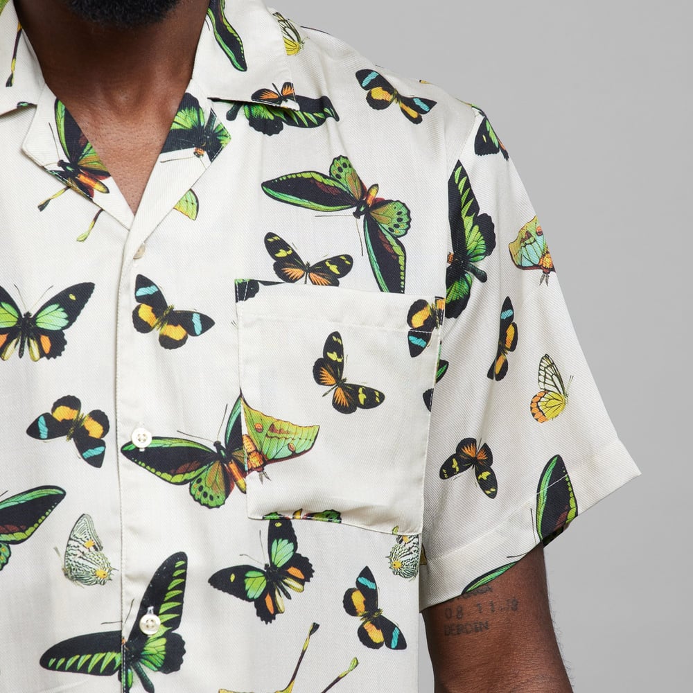 Shirt Marstrand Butterfly Oat White