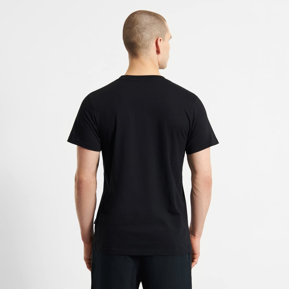 T-shirt Stockholm Tent Sunset Black