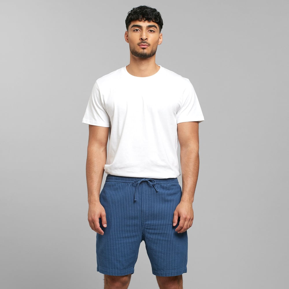 Shorts Vejle Work Stripe Dark Blue