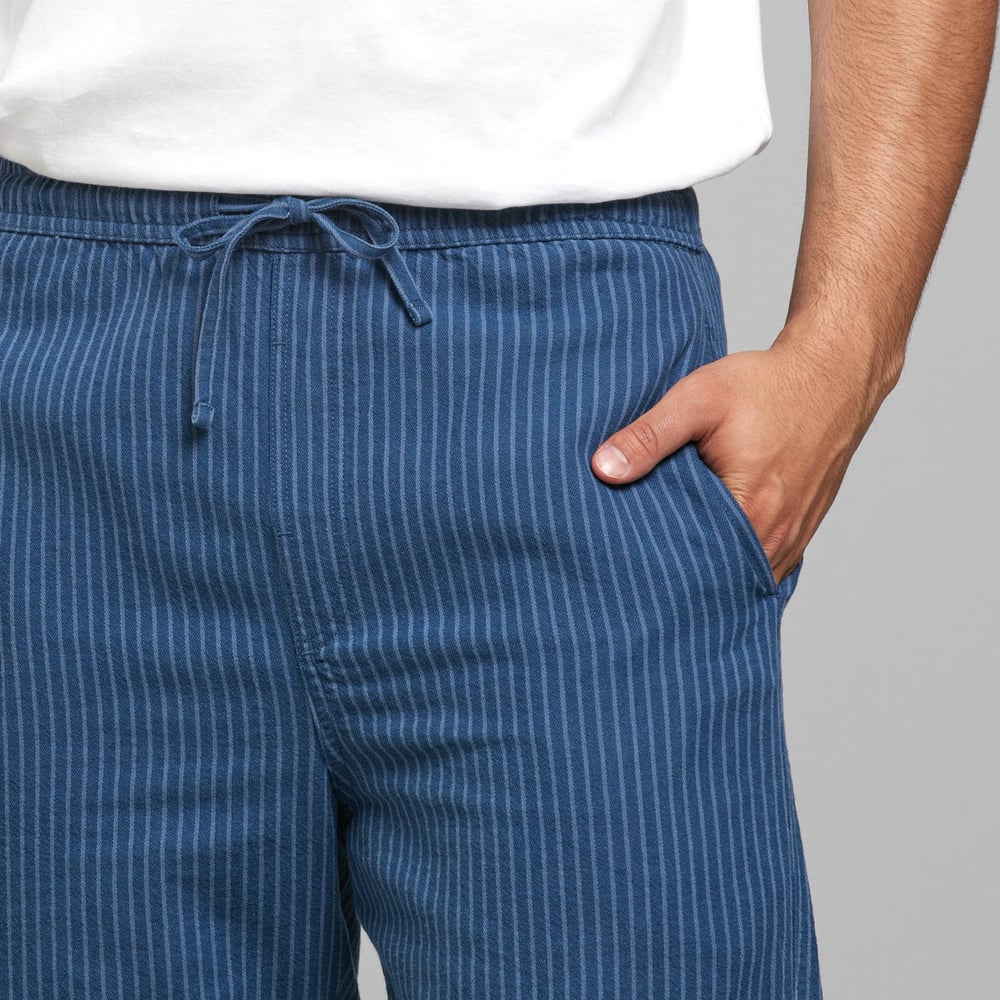 Shorts Vejle Work Stripe Dark Blue