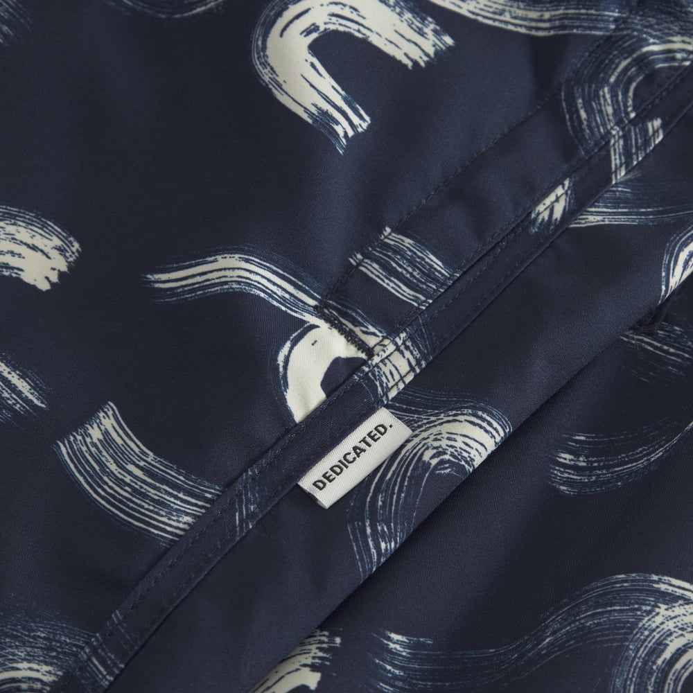Swim Shorts Sandhamn Brushed Waves Navy