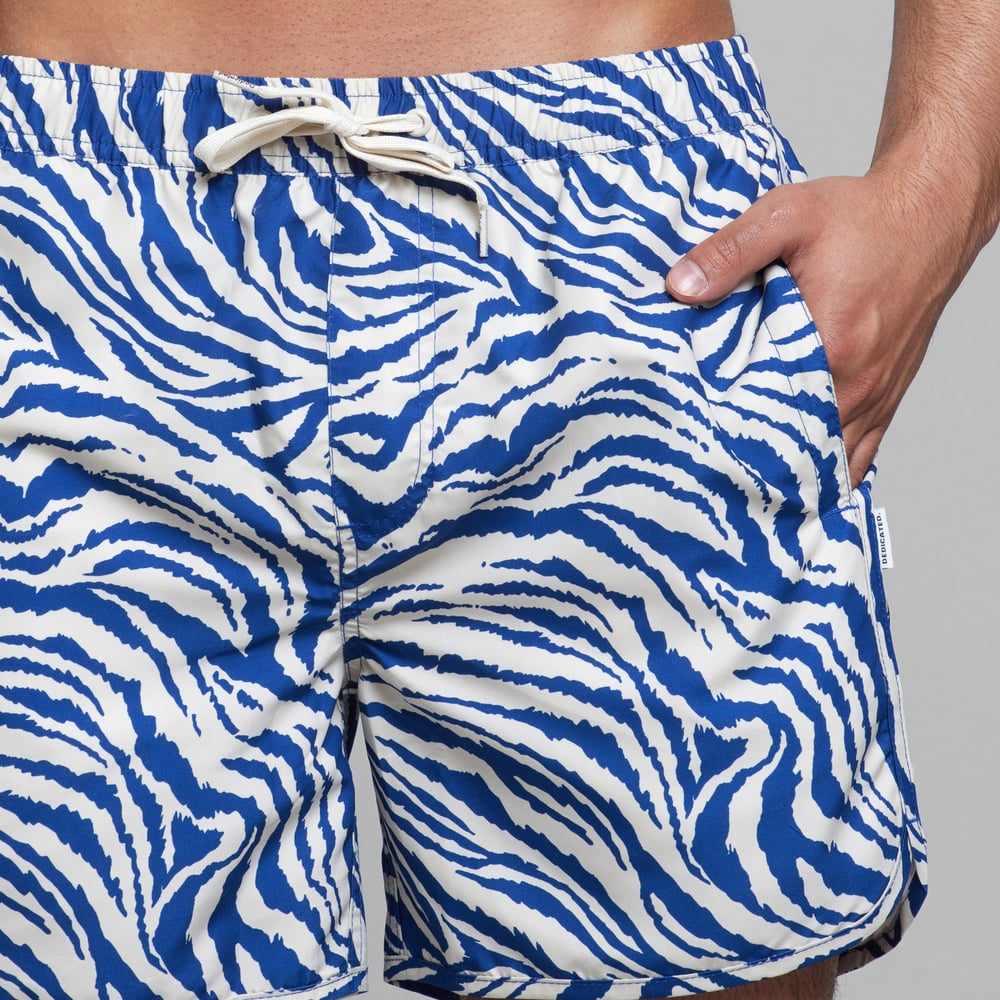 Swim Shorts Sandhamn Zebra Blue