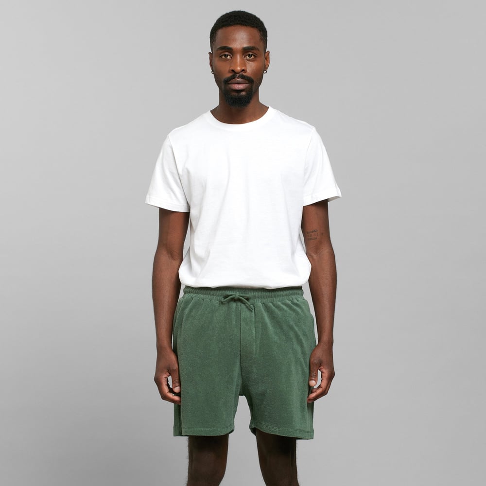 Terry Shorts Essingen Duck Green