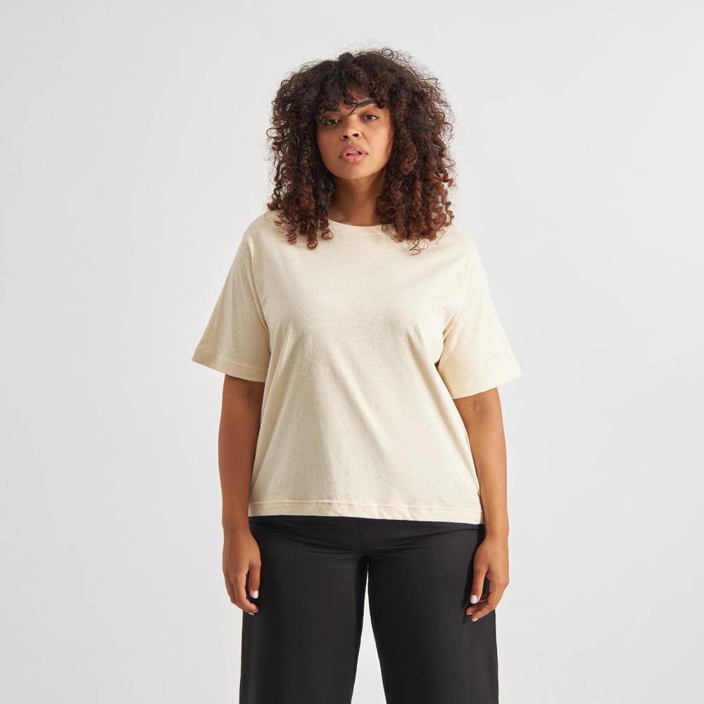 T-shirt Vadstena Vanilla White