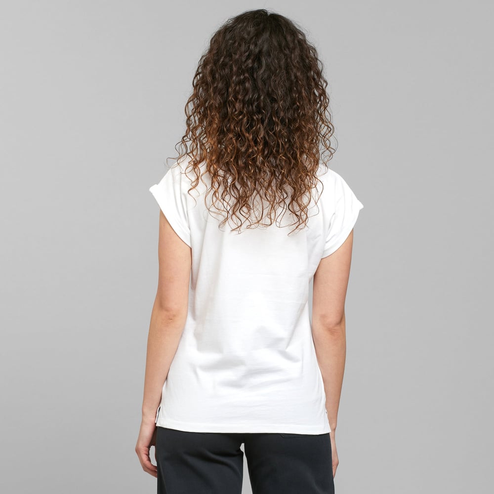 T-shirt Visby Flowers White