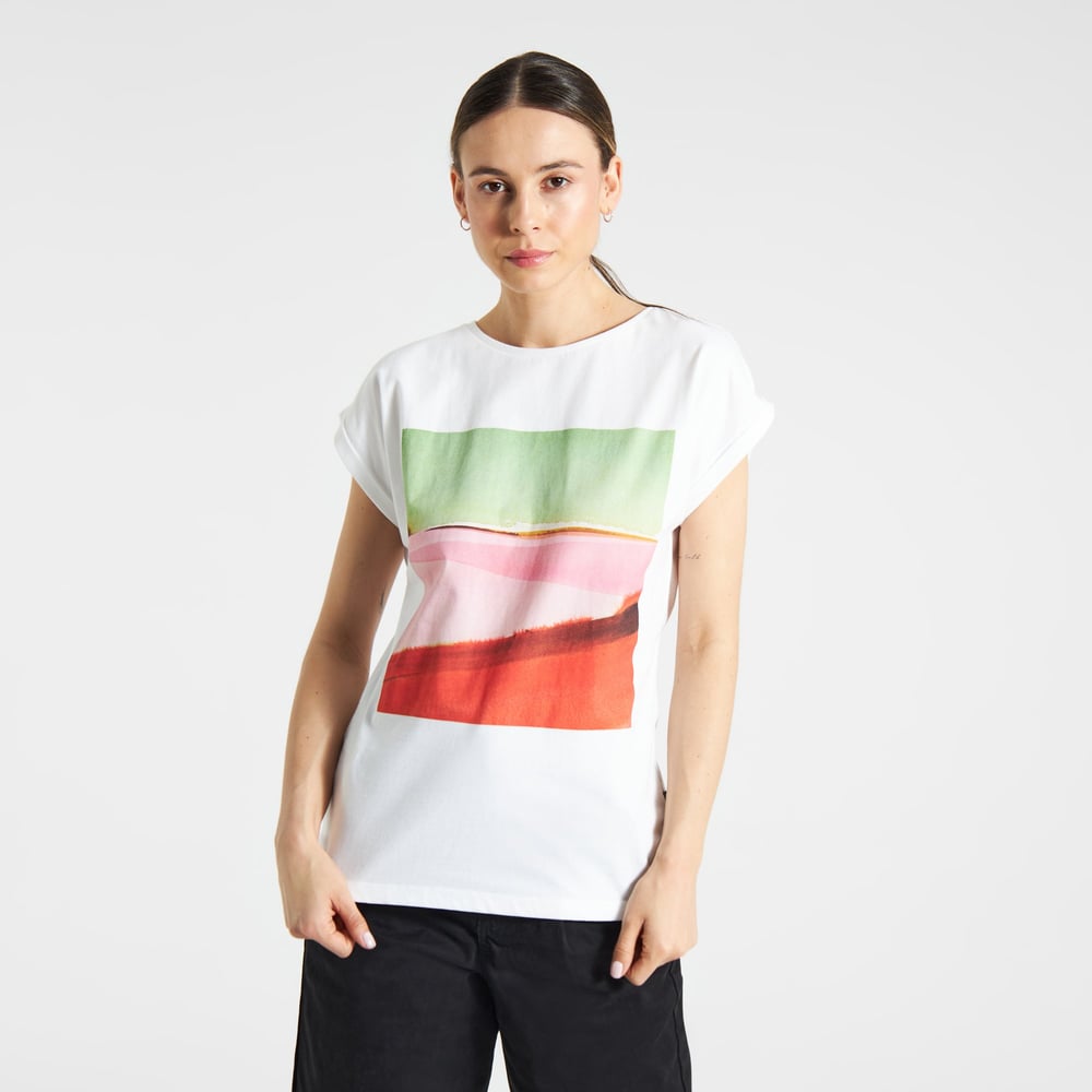 T-shirt Visby Landscape White