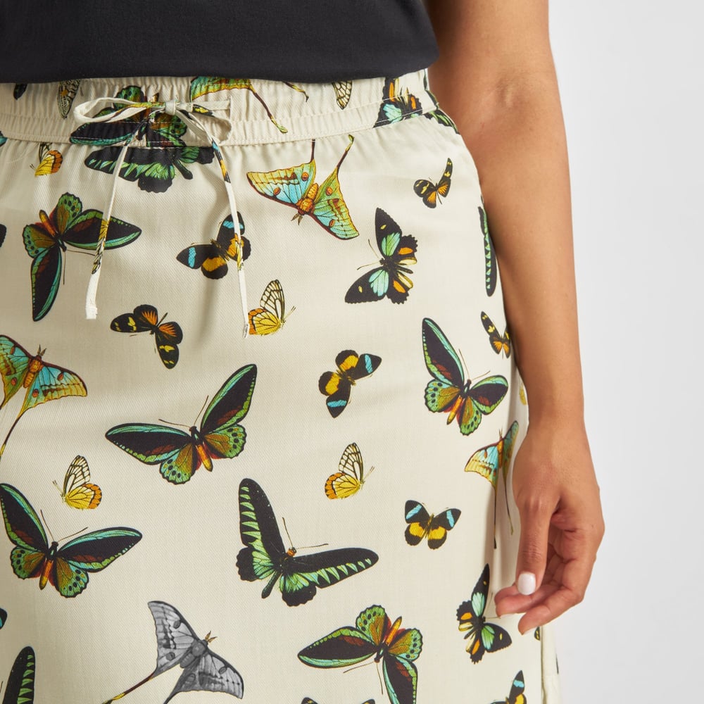 Skirt Klippan Butterfly Oat White