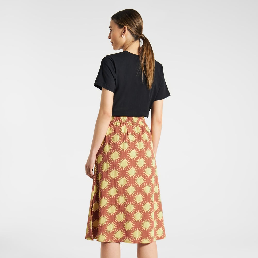 Skirt Klippan Ditsy Sun Copper Brown