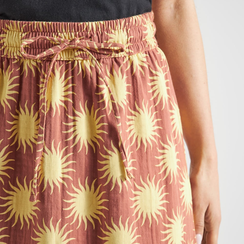 Skirt Klippan Ditsy Sun Copper Brown