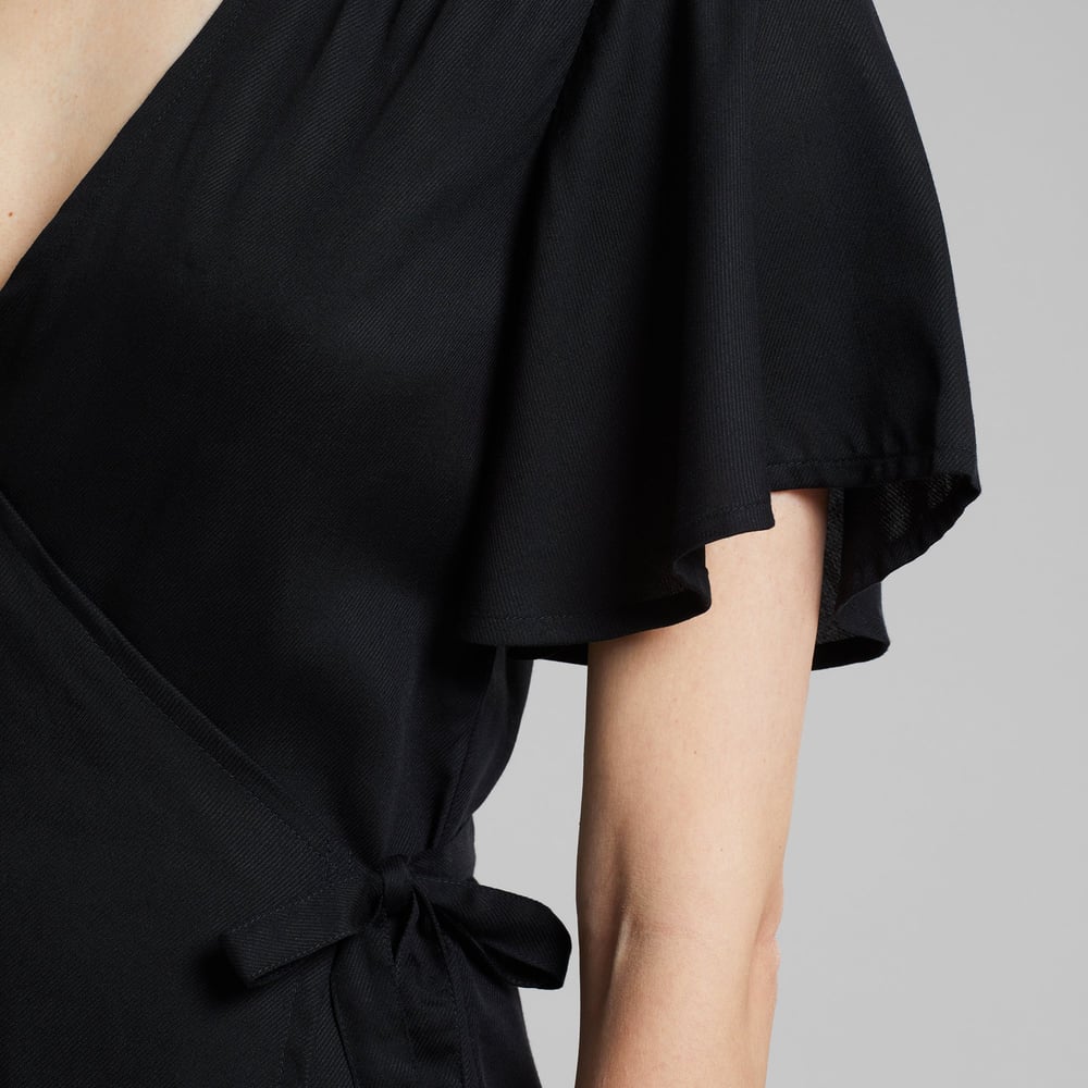 Wrap Dress Kungshamn Black