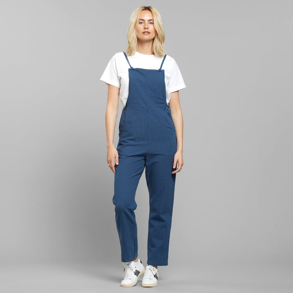 Jumpsuit Emmaboda Work Stripe Dark Blue