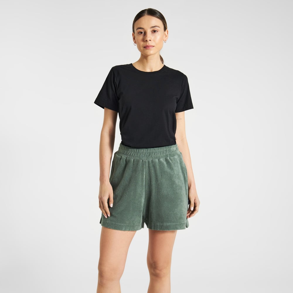 Terry Shorts Aspudden Duck Green