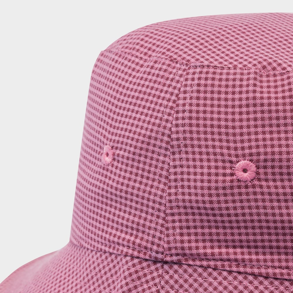 Bucket Hat Seersucker Cashmere Pink