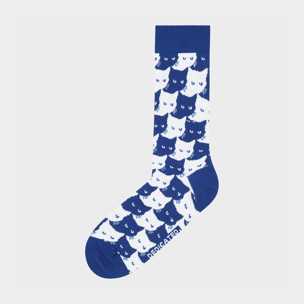 Socks Sigtuna Pepita Cats Sodalite Blue