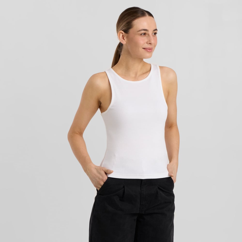 Rib Top Valdermarsvik White