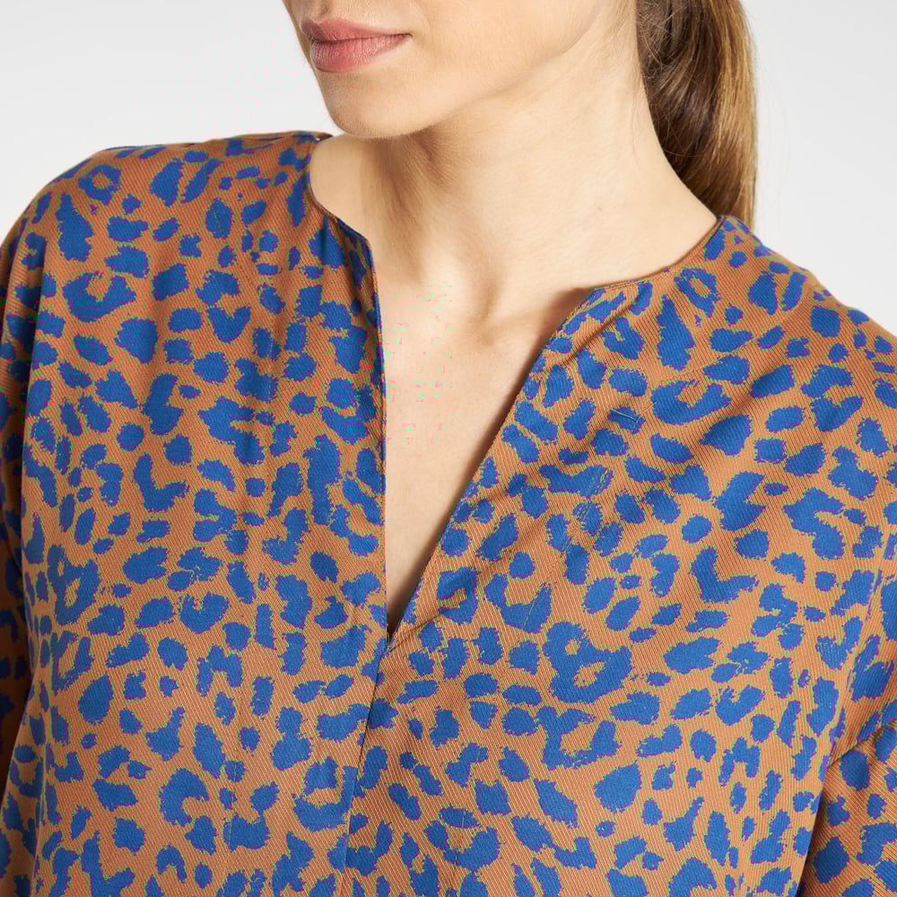 Kaftan Skillinge Leopard Light Brown