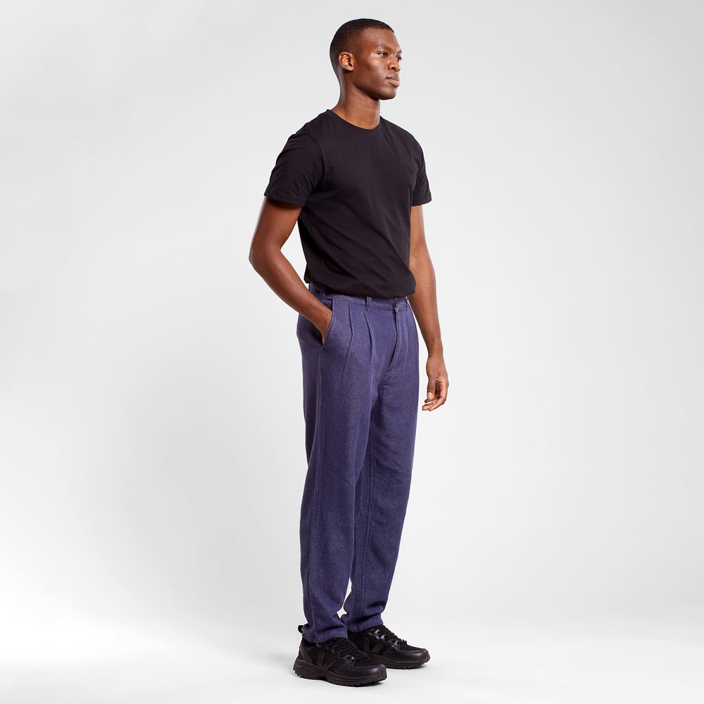 Pants Sollentuna Hemp Navy