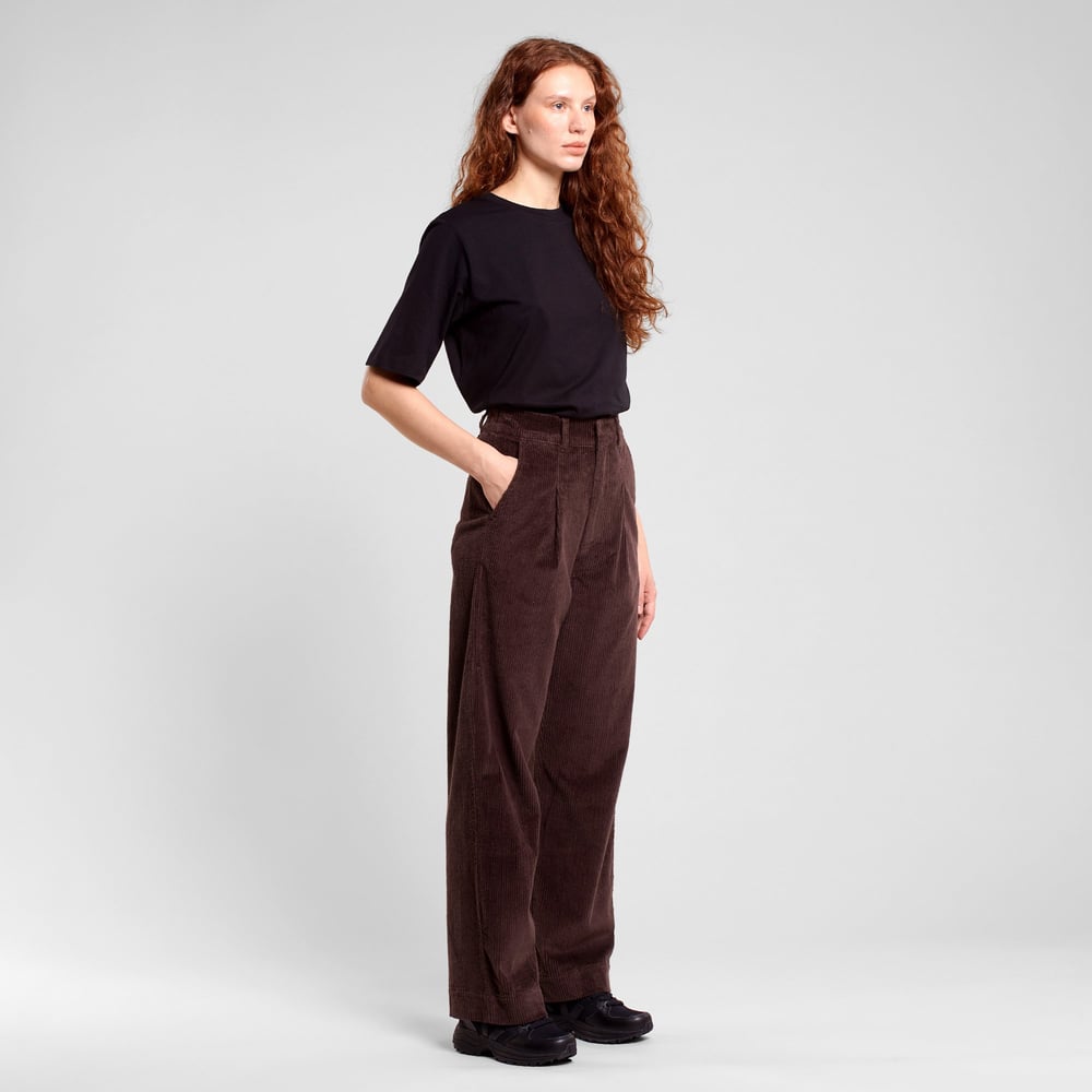 Pants Uddevalla Corduroy Coffee Brown