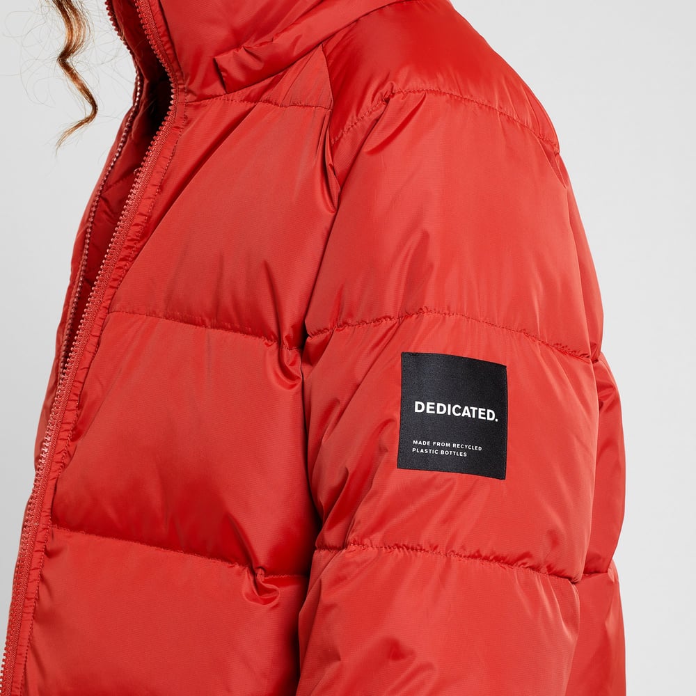 Puffer Jacket Boden Ochre Red